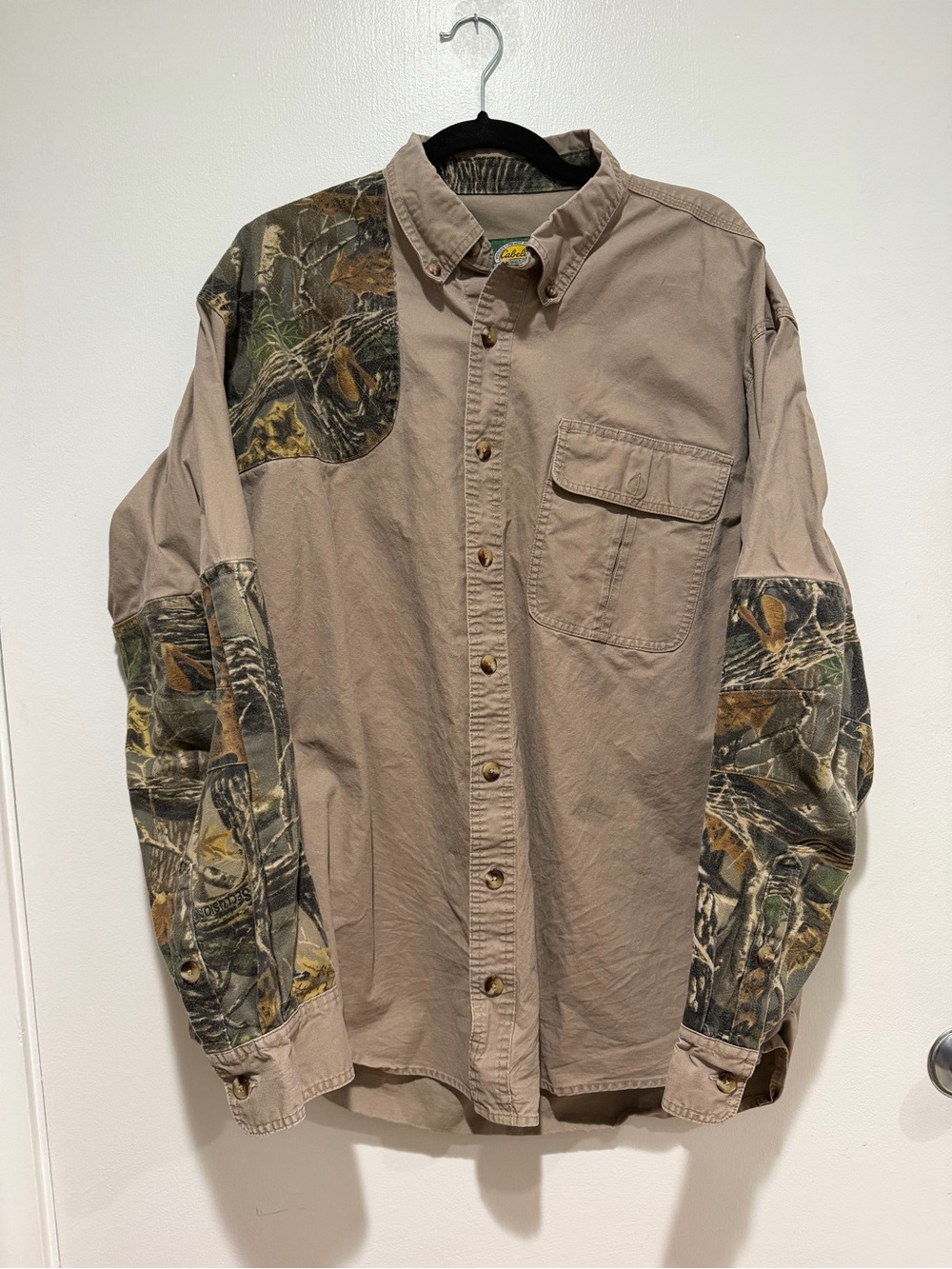 Cabelas camo button down